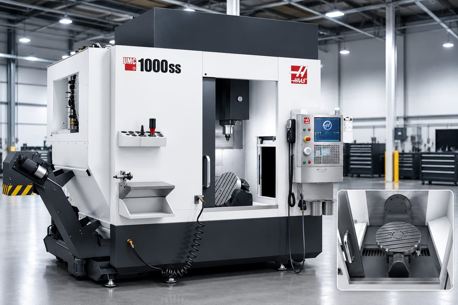 5-axis CNC machining centre at the METALEC facility